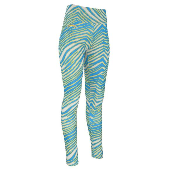 Zubaz NFL Apparel Los Angeles Chargers Women's XL Zebra Print Legging NWT - Picture 1 of 2